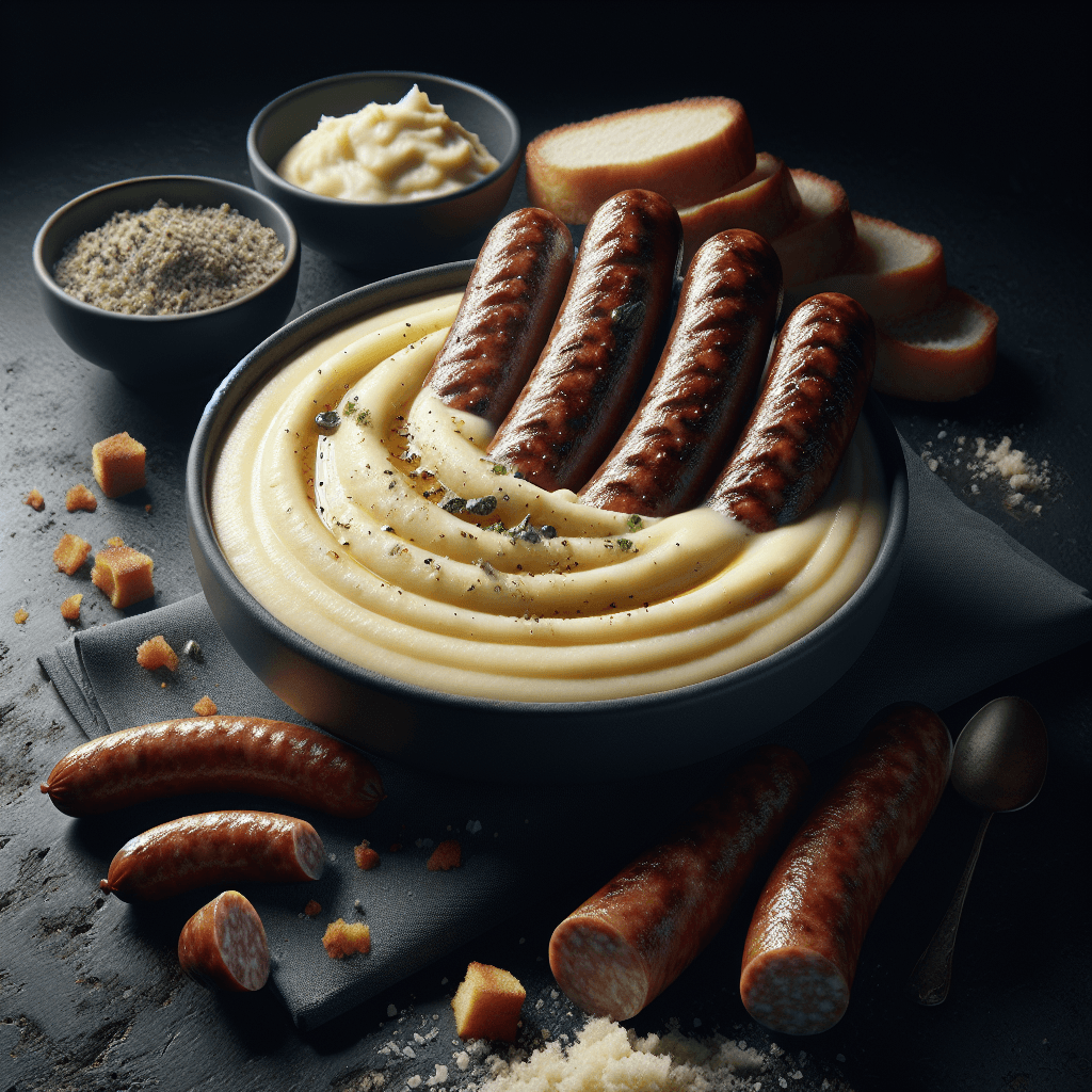 Purée et boudin